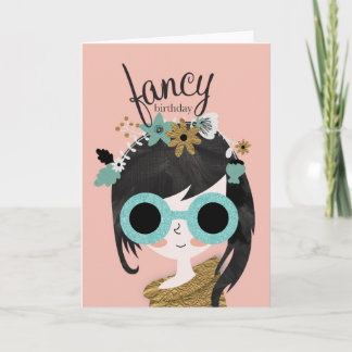 Cartão Aniversário extravagante