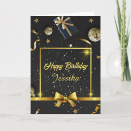 Cartão Aniversário FELIZ