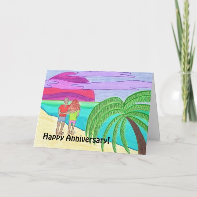 Cartão Aniversário feliz! À esposa (Frente)