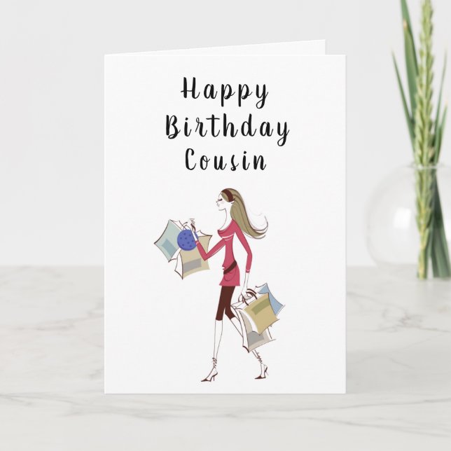 CARTÃO ANIVERSÁRIO FELIZ ***CARTÃO DO COUSIN*** (Frente)