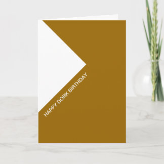 Cartão Aniversário feliz do Dork