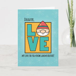 Cartão Aniversário Filha, Gnomos De Amor Sem Limites