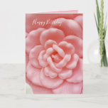 Cartão Aniversário floral cor-de-rosa<br><div class="desc">Cartão perfeito para a mãe,  as irmãs,  as filhas ou a alguma mulher em sua vida.</div>