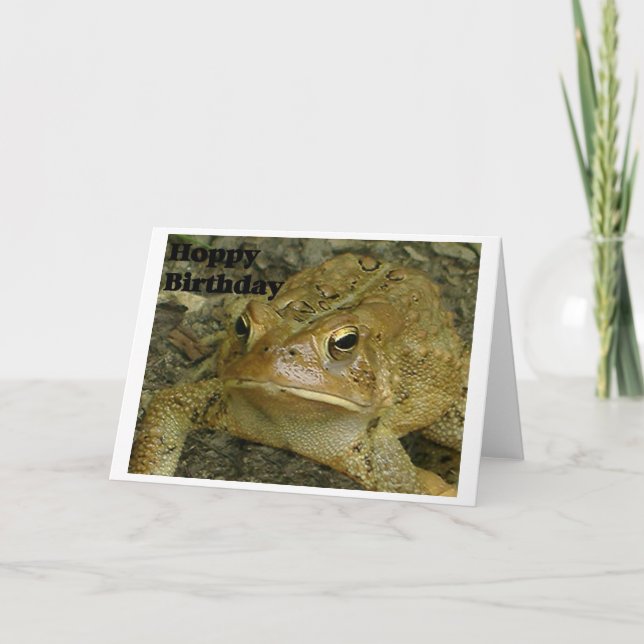 Cartão Aniversário Hoppy (Frente)