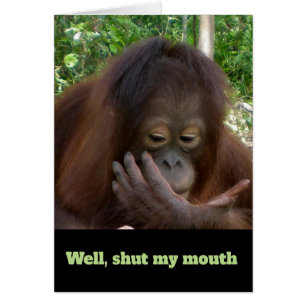 Cartão Aniversário Humor Cala Minha Boca