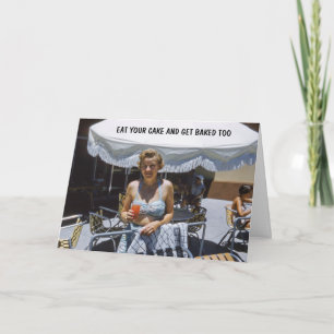 Cartão Aniversário Humor Para Ela