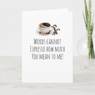 Cartão Aniversário Humorístico, Aniversário, Café De Cart