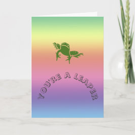 Cartão - Aniversário Leaper