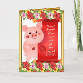 Cartão Aniversário mais feliz