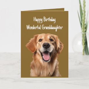 Cartão Aniversário Maravilhosa Netinha Golden Retriever
