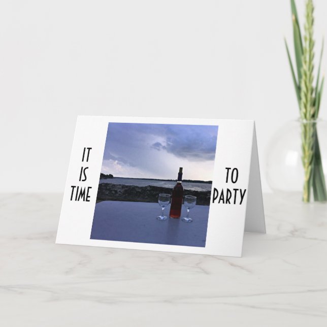 Cartão aniversário mútuo, aniversário partilhado, mesmo a (Frente)