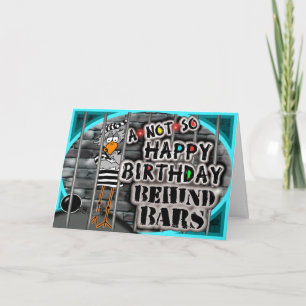 Cartão Aniversário na prisão