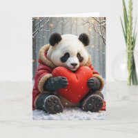 Aniversário Panda Bear Abrindo um Travesseiro do C