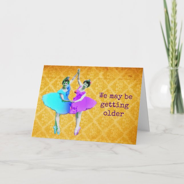 Cartão Aniversário para Alguém Mais Velho (Frente)