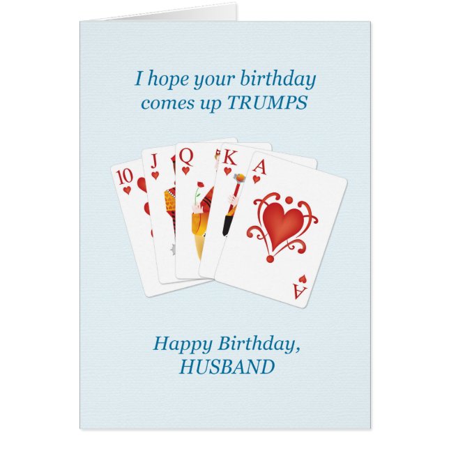 Cartão Aniversário para Marido, Casa de Cheio de Corações (Frente)