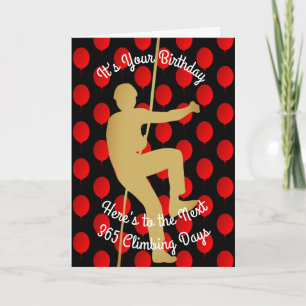 Cartão Aniversário Para Os Próximos 365 Dias De Escalada