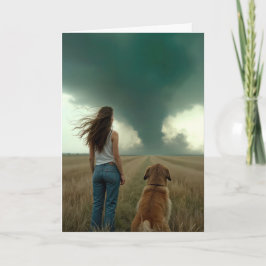 Cartão Aniversário Para Tempestade Chaser