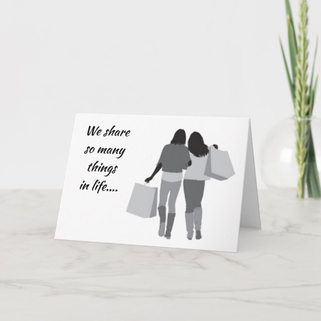 CARTÃO **ANIVERSÁRIO PARTILHADO** COM MEU ***MELHOR AMIGO (Frente)