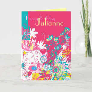 Cartão Aniversário Personalizado