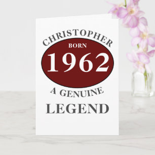 Cartão Aniversário Personalizado Adicionar Nome Ano de Na