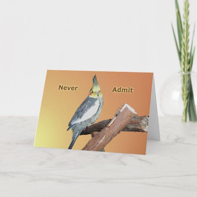 Cartão Aniversário real da idade (Frente)