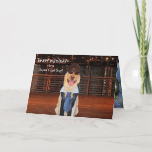 Cartão Aniversário relativo masculino engraçado