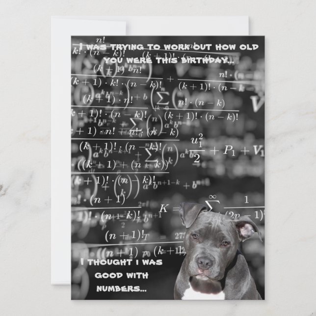 Cartão Aniversário sarcástico (Frente)