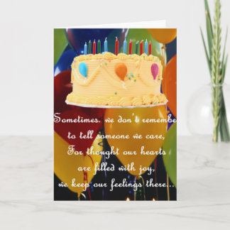 CARTÃO ANIVERSÁRIO TARDIO