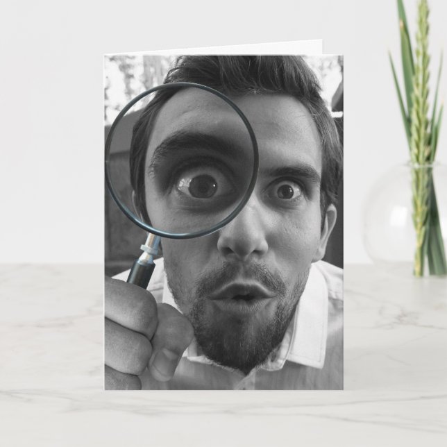 CARTÃO ANIVERSÁRIO VOCÊ PARECE BOM ATÉ MAIS PERTO! CARTAO (Frente)