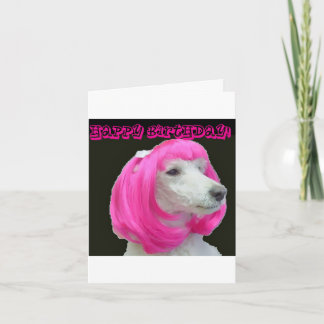 Cartão Aniversários com Bowie