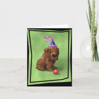 Cartão AniversárioSharpeiA