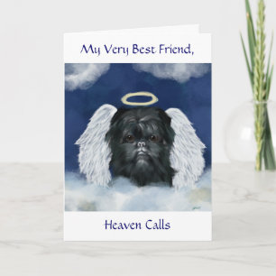 Cartão Anjo Affenpinscher