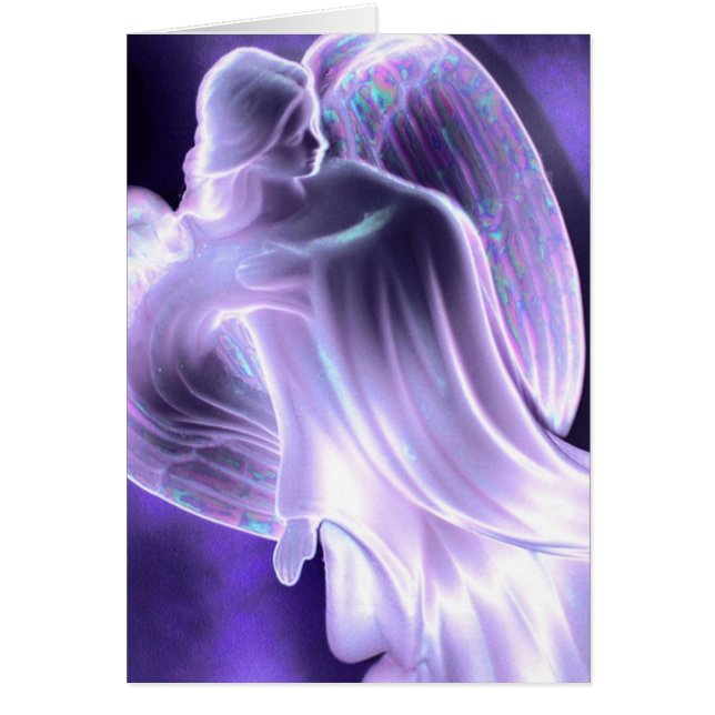 Cartão Anjo Azul (Frente)