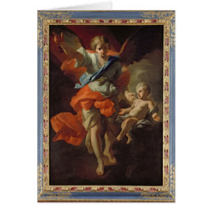 Cartão Anjo-da-guarda, c.1685-94