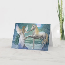 Cartão Anjo da neve (cartão)