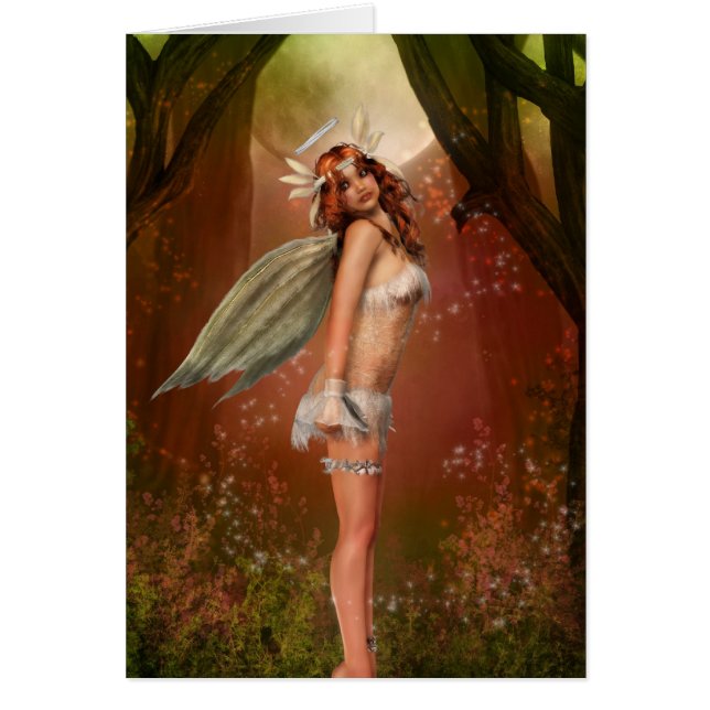 Cartão Anjo da terra (Frente)