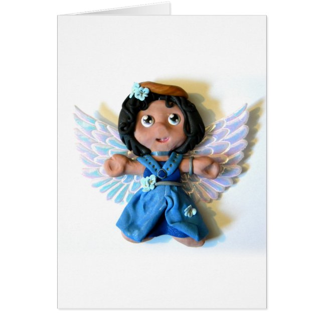 Cartão Anjo de Krystal mim (Frente)