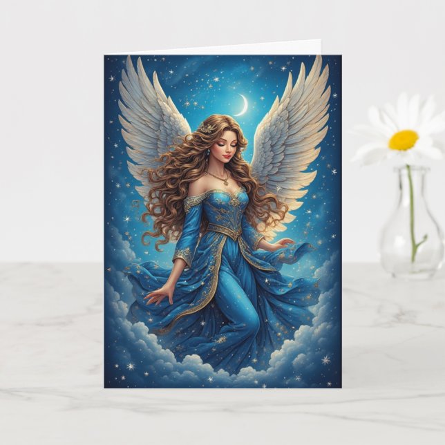 Cartão Anjo de Natal  (Planta pequena)
