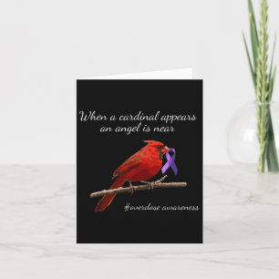 Cartão Anjo de Sensibilização para a Sobredosagem da Fita