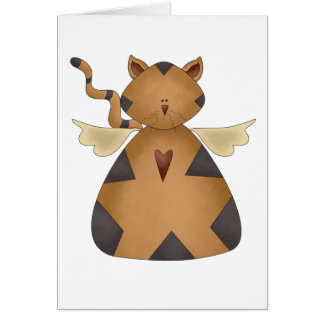Cartão Anjo do gato