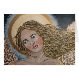 Cartão Anjo dourado