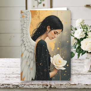 Cartão Anjo Gracioso Paz, Amor e Simpatia Sincera