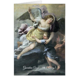 Cartão Anjo Guardião Barroco