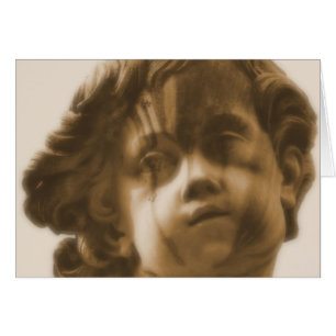 Cartão Anjo italiano romântico do renascimento