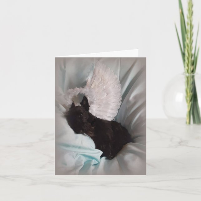 Cartão Anjo nas Asas (Frente)