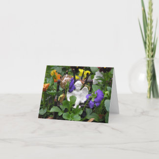 Cartão Anjo Notecards do jardim