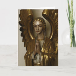 Cartão Anjo Praying - cor