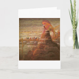 Cartão Anjo. Prelúdio por M.K. Ciurlionis, 1908-09