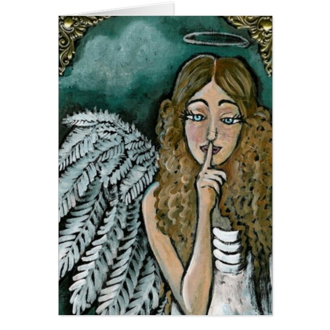 Cartão Anjo secreto (Frente)