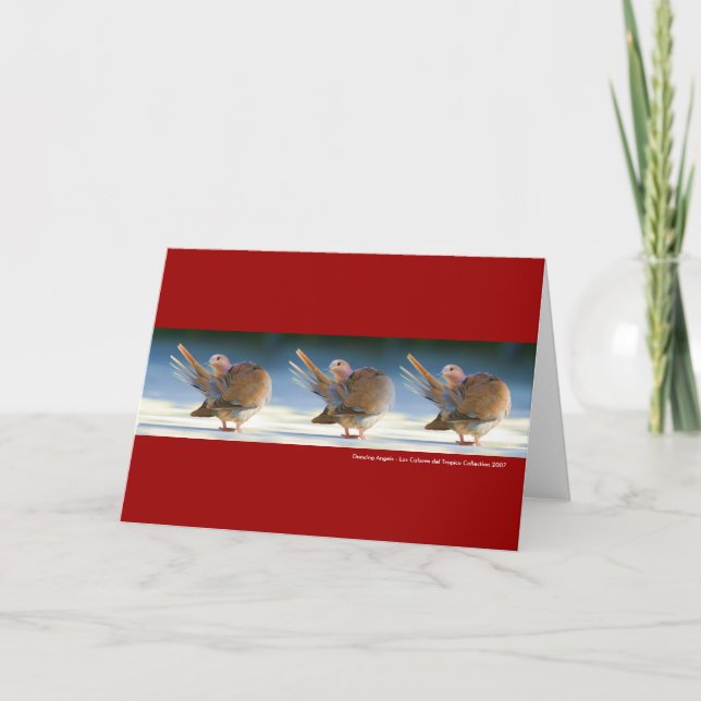 Cartão Anjos da dança III (Frente)